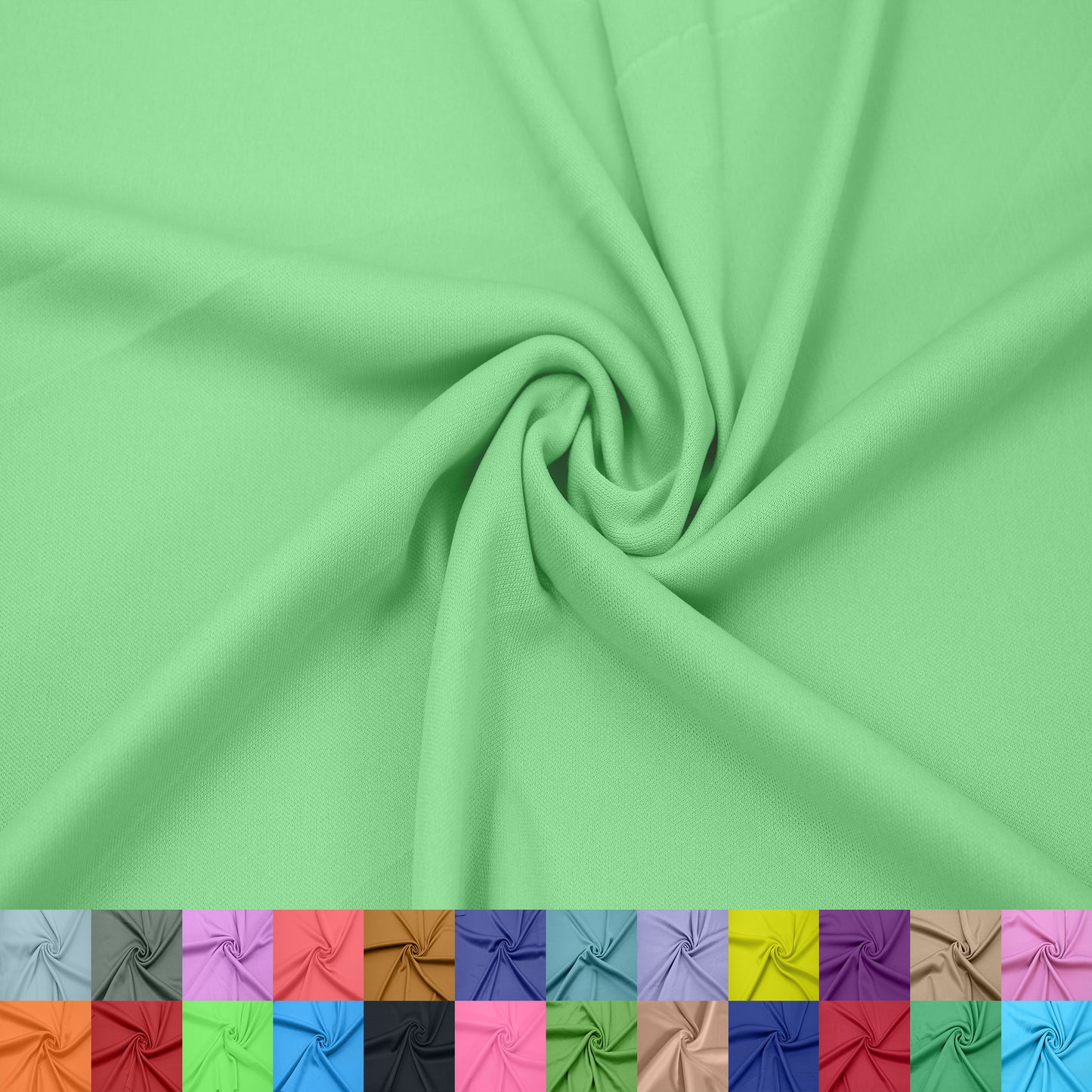 60" Wide 100% Polyester Interlock Lining – Lightweight Knit  Fabric by the Yard for Apparel, Clothing, Draperies, School Projects, Party Decorations, and DIY Projects (Style #13100)