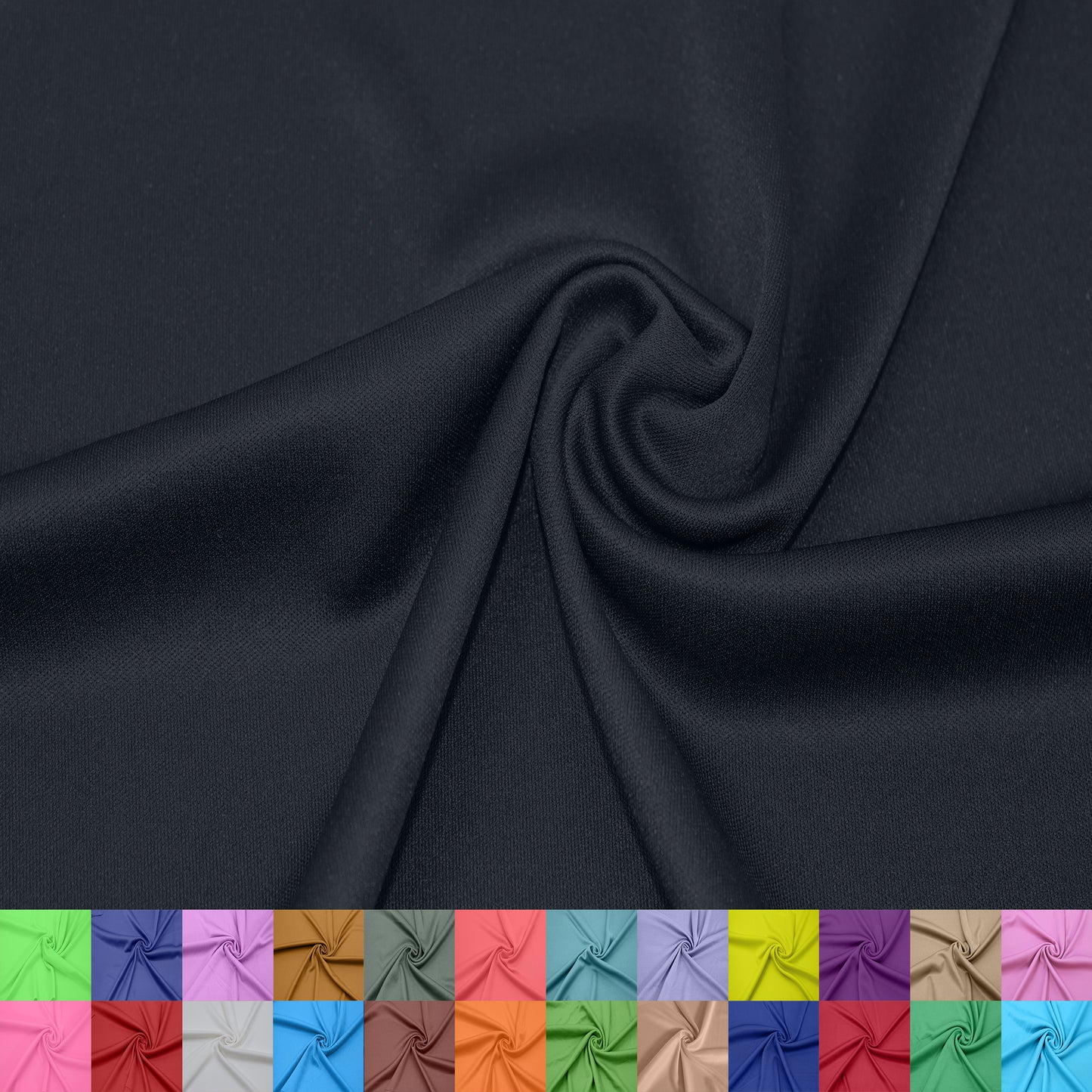 60" Wide 100% Polyester Interlock Lining – Lightweight Knit  Fabric by the Yard for Apparel, Clothing, Draperies, School Projects, Party Decorations, and DIY Projects (Style #13100)