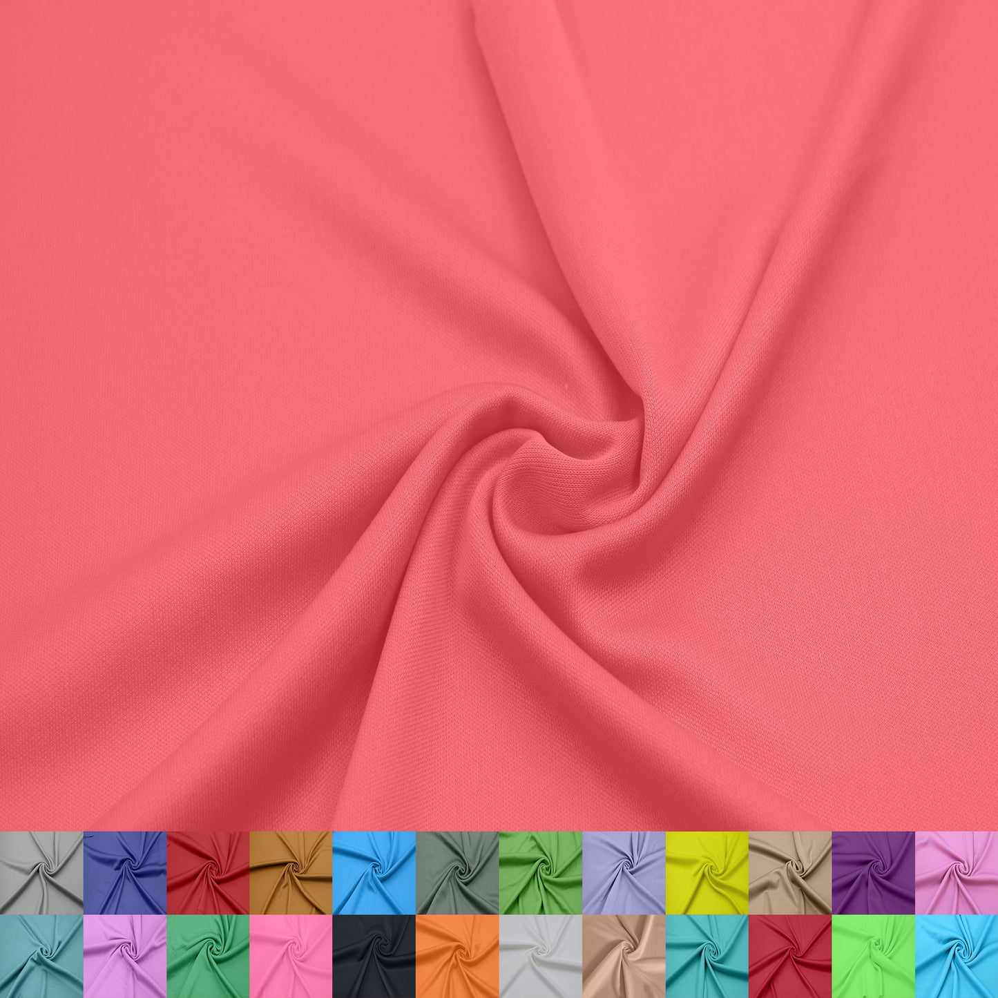 60" Wide 100% Polyester Interlock Lining – Lightweight Knit  Fabric by the Yard for Apparel, Clothing, Draperies, School Projects, Party Decorations, and DIY Projects (Style #13100)