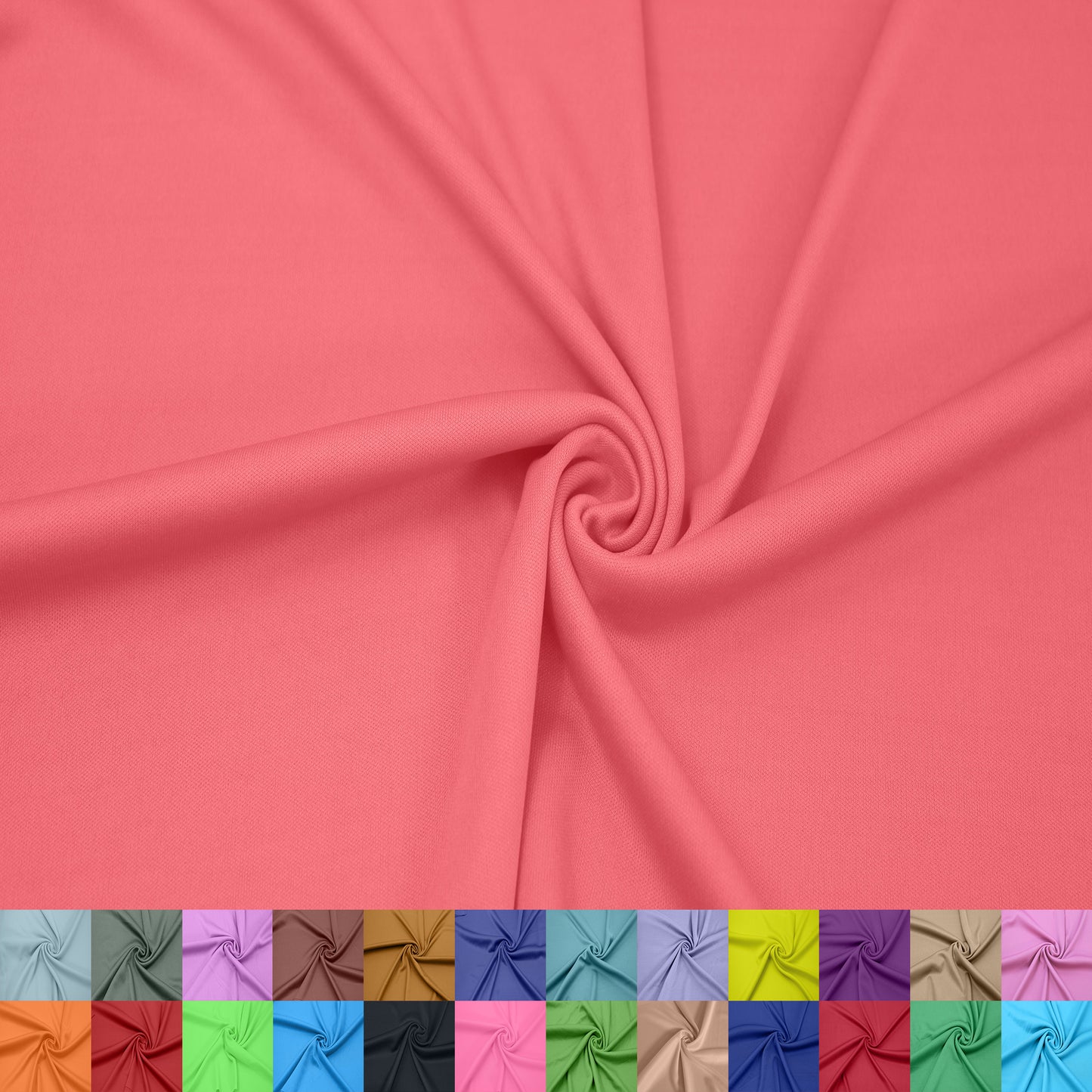 60" Wide 100% Polyester Interlock Lining – Lightweight Knit  Fabric by the Yard for Apparel, Clothing, Draperies, School Projects, Party Decorations, and DIY Projects (Style #13100)