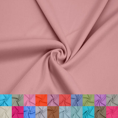 60" Wide 100% Polyester Interlock Lining – Lightweight Knit  Fabric by the Yard for Apparel, Clothing, Draperies, School Projects, Party Decorations, and DIY Projects (Style #13100)