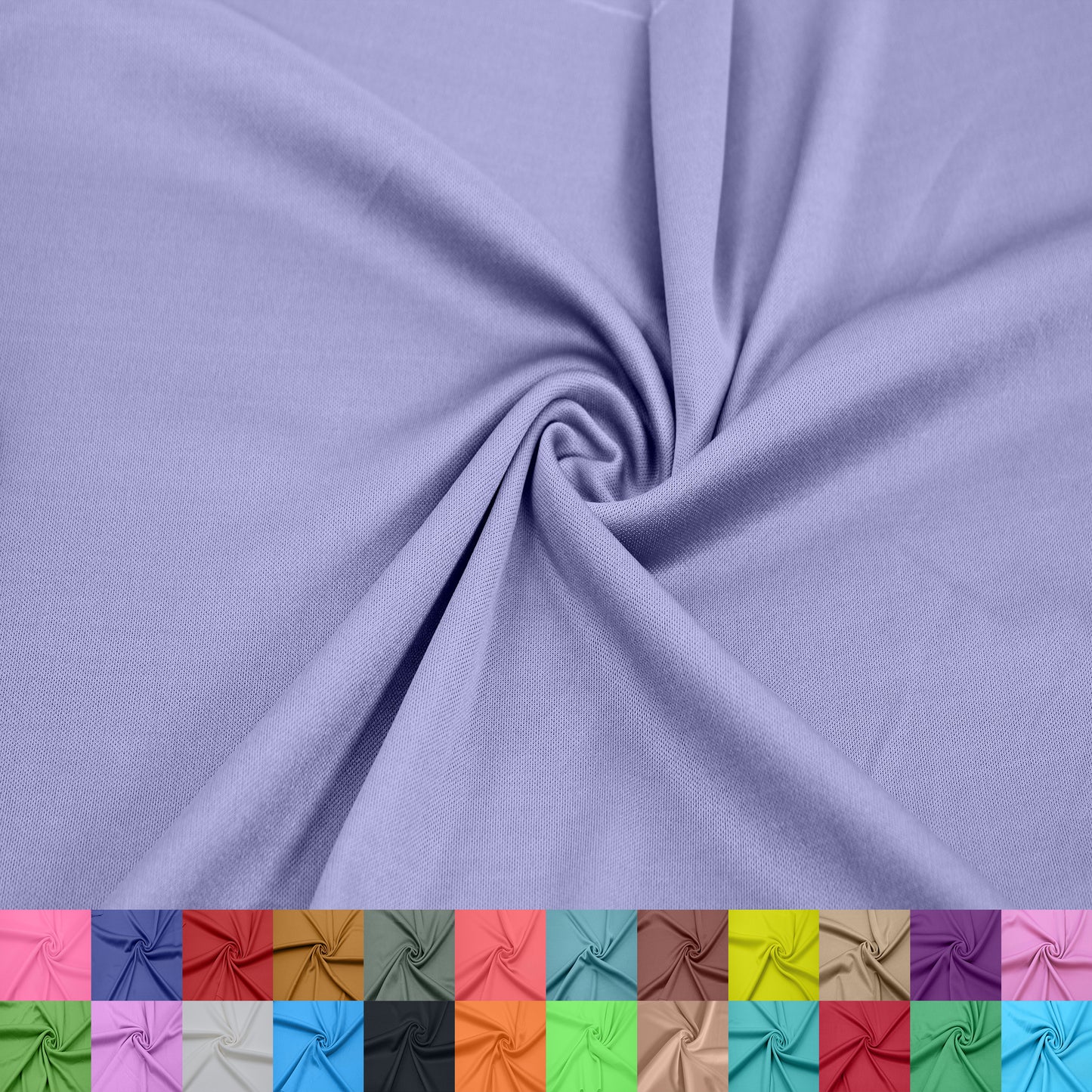 60" Wide 100% Polyester Interlock Lining – Lightweight Knit  Fabric by the Yard for Apparel, Clothing, Draperies, School Projects, Party Decorations, and DIY Projects (Style #13100)