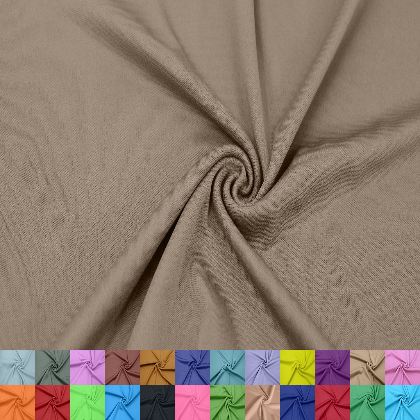 60" Wide 100% Polyester Interlock Lining – Lightweight Knit  Fabric by the Yard for Apparel, Clothing, Draperies, School Projects, Party Decorations, and DIY Projects (Style #13100)