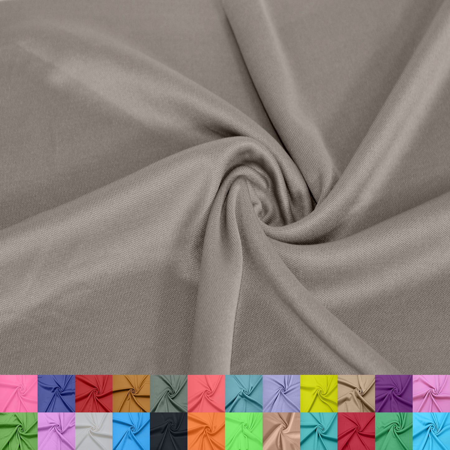 60" Wide 100% Polyester Interlock Lining – Lightweight Knit  Fabric by the Yard for Apparel, Clothing, Draperies, School Projects, Party Decorations, and DIY Projects (Style #13100)