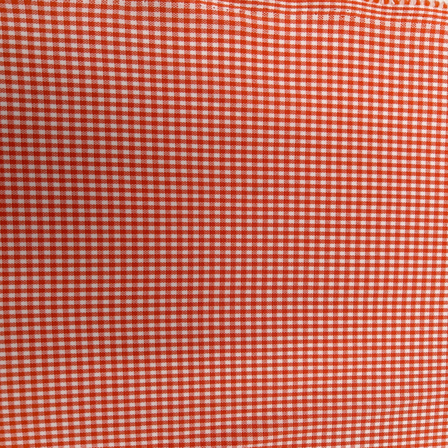 60" Wide-Polyester Mini Checkered Poplin Fabric by The Yard for Apparel, Clothing, Headbands, Drapery, Accessories, Decorations, Upholstery, and DIY Projects-(Style #2910)