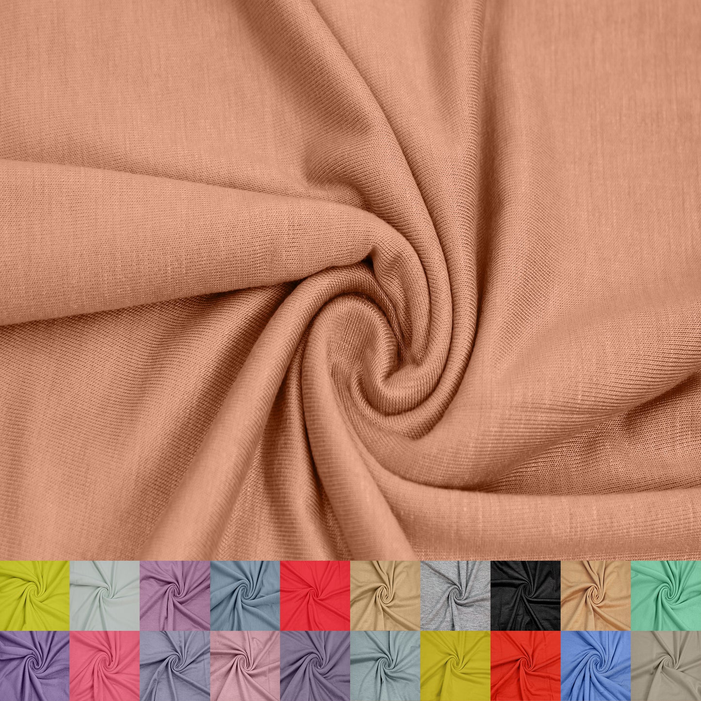 60" Wide Rayon Spandex Jersey Knit- 180 GSM 4-Way Stretch Fabric by the Yard Best for Casual Wears, T-Shirts, Outdoor Wears, Maternity, Jumpsuits, Home Linens, DIY Projects (Style #409)