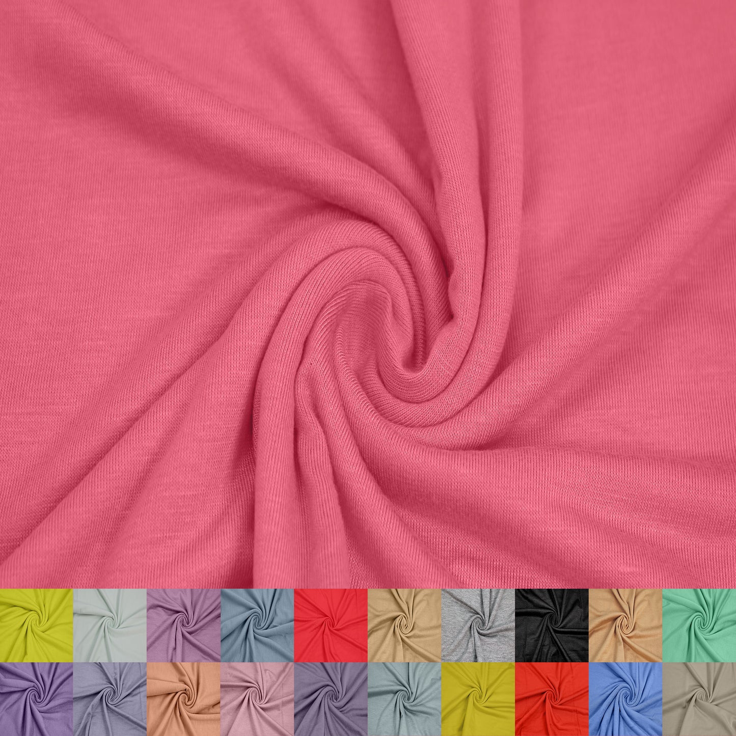 60" Wide Rayon Spandex Jersey Knit- 180 GSM 4-Way Stretch Fabric by the Yard Best for Casual Wears, T-Shirts, Outdoor Wears, Maternity, Jumpsuits, Home Linens, DIY Projects (Style #409)