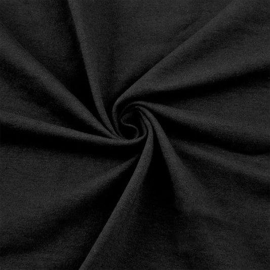 60" Solid Color Cotton Lycra - Cotton Spandex Jersey Knit Fabric Combed 10oz - 190gsm - (Style #451)