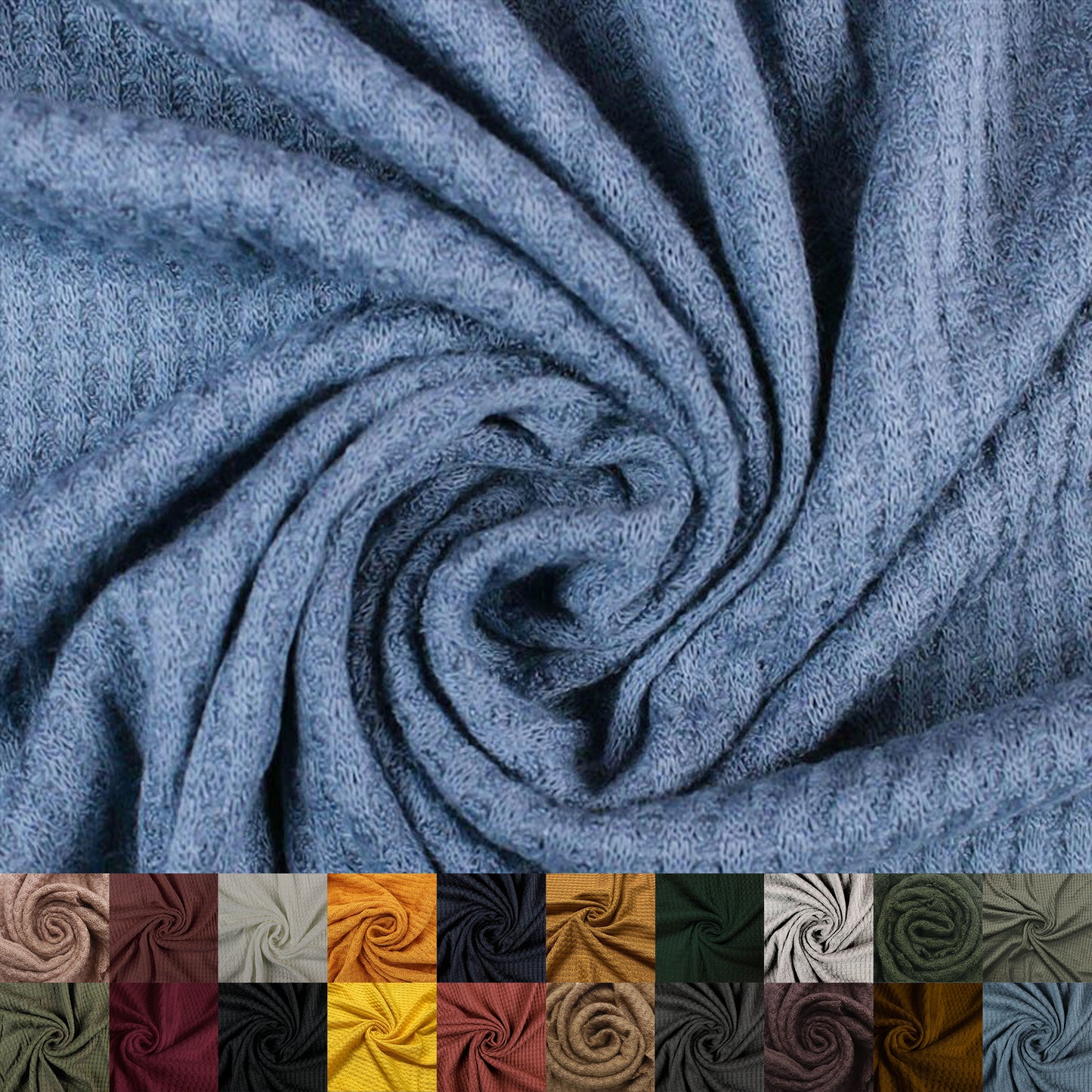 59" Wide Rayon Spandex Waffle Open Knit Fabric by the Yard-Medium Weight-for Sewing, Apparel, Clothing, Headbands, Decorations, School, Home, and DIY Projects (Style #659)