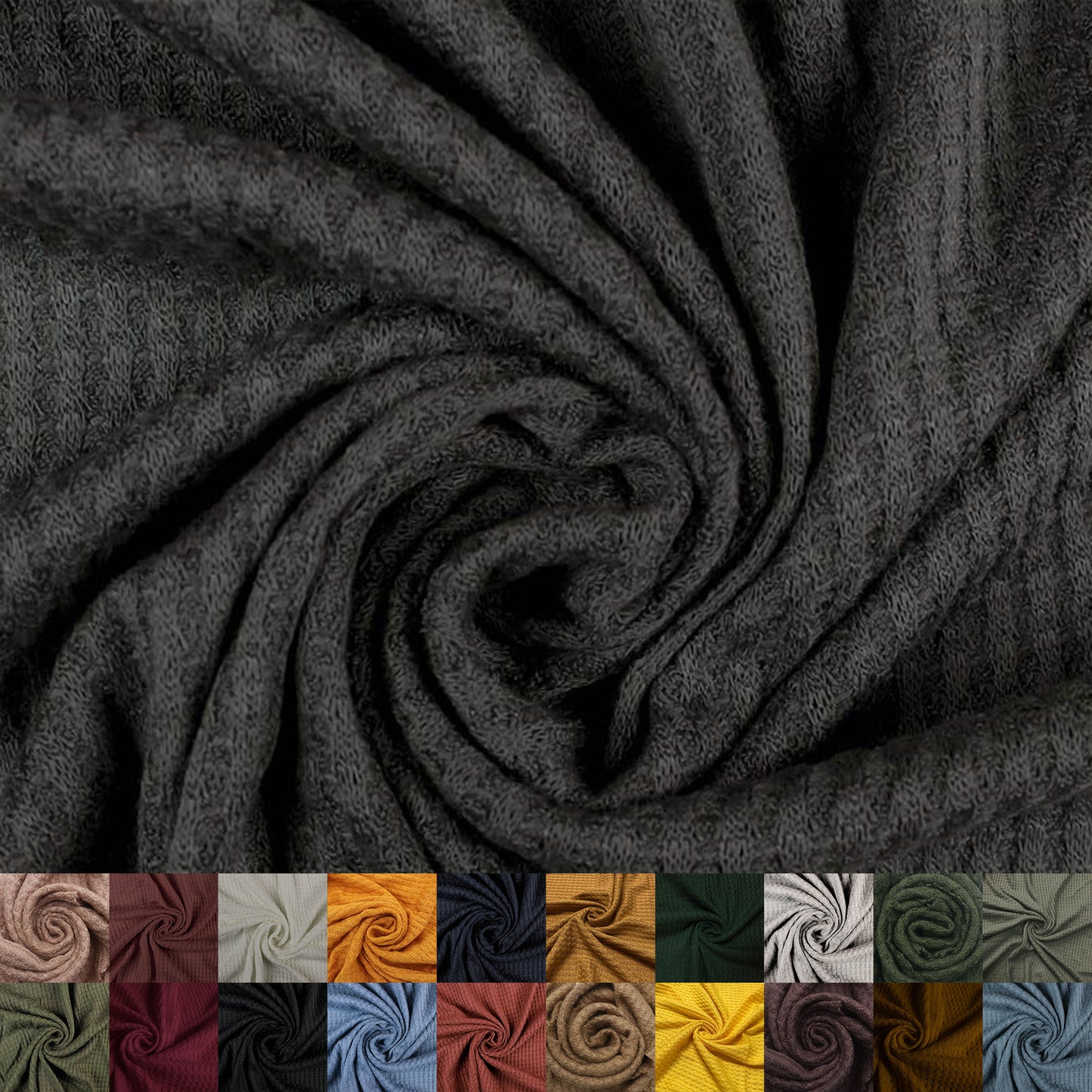 59" Wide Rayon Spandex Waffle Open Knit Fabric by the Yard-Medium Weight-for Sewing, Apparel, Clothing, Headbands, Decorations, School, Home, and DIY Projects (Style #659)