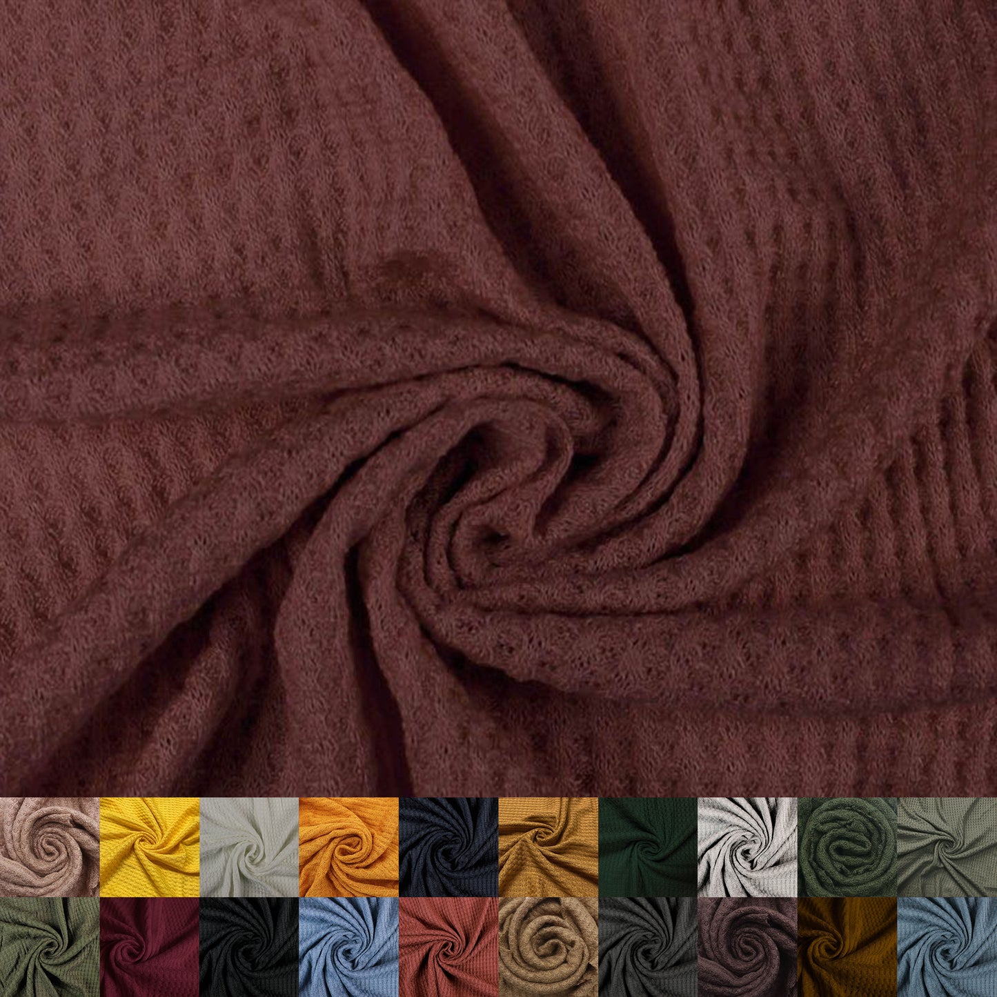 59" Wide Rayon Spandex Waffle Open Knit Fabric by the Yard-Medium Weight-for Sewing, Apparel, Clothing, Headbands, Decorations, School, Home, and DIY Projects (Style #659)