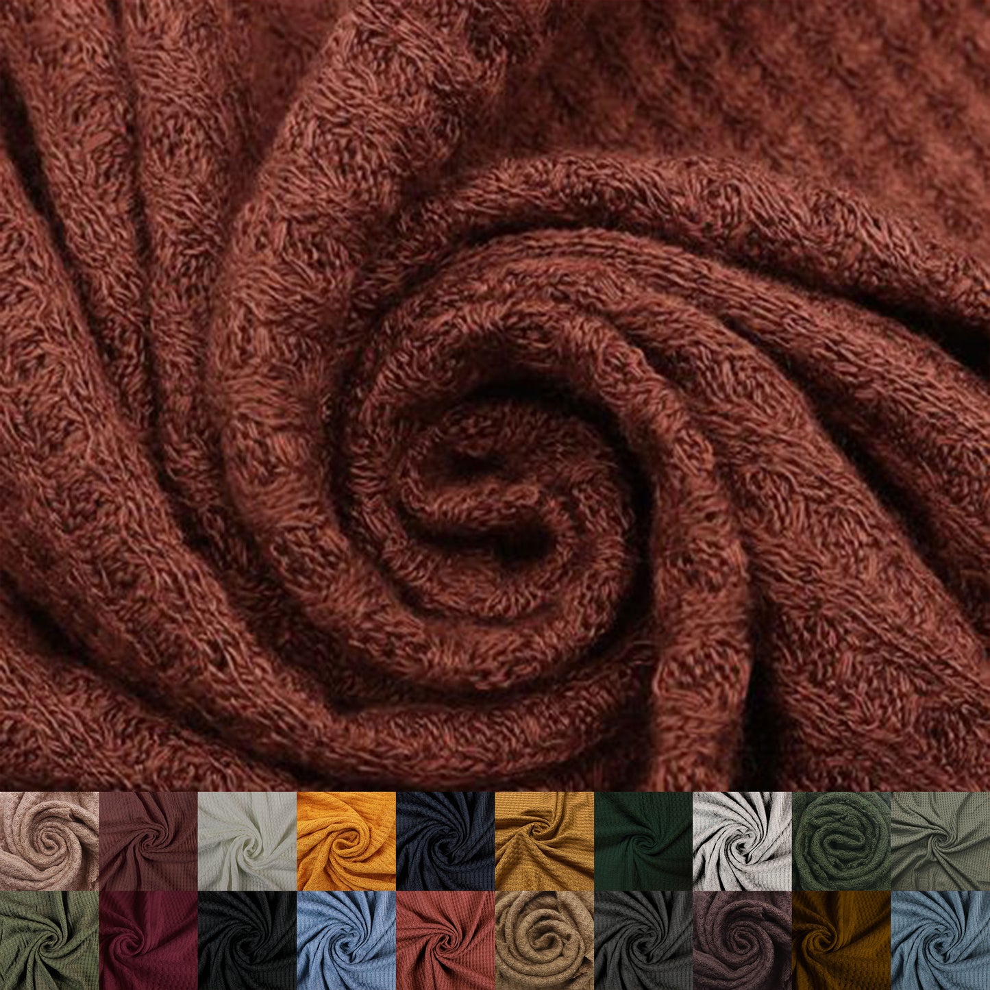 59" Wide Rayon Spandex Waffle Open Knit Fabric by the Yard-Medium Weight-for Sewing, Apparel, Clothing, Headbands, Decorations, School, Home, and DIY Projects (Style #659)