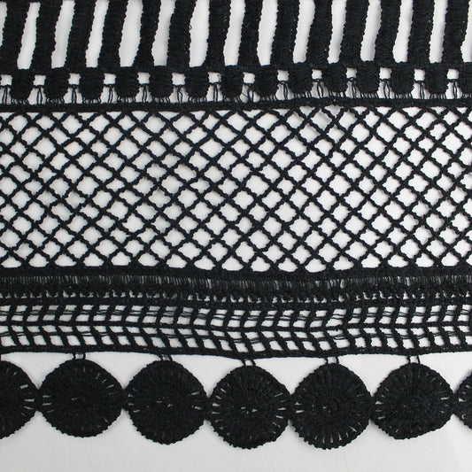 47" wide 100% Polyester Chemical Lace Fabric 209GSM - DARLA Pattern ( Style #664)