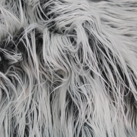 Frosted Faux Fur-Fabric by The Yard-Fluffy, Shaggy Mohair-for Sewing, Costumes, Plush Toys, Dolls, Decoration, Apparel, Clothing, Rugs, Gnome Beard Miniature - (Style #6749)