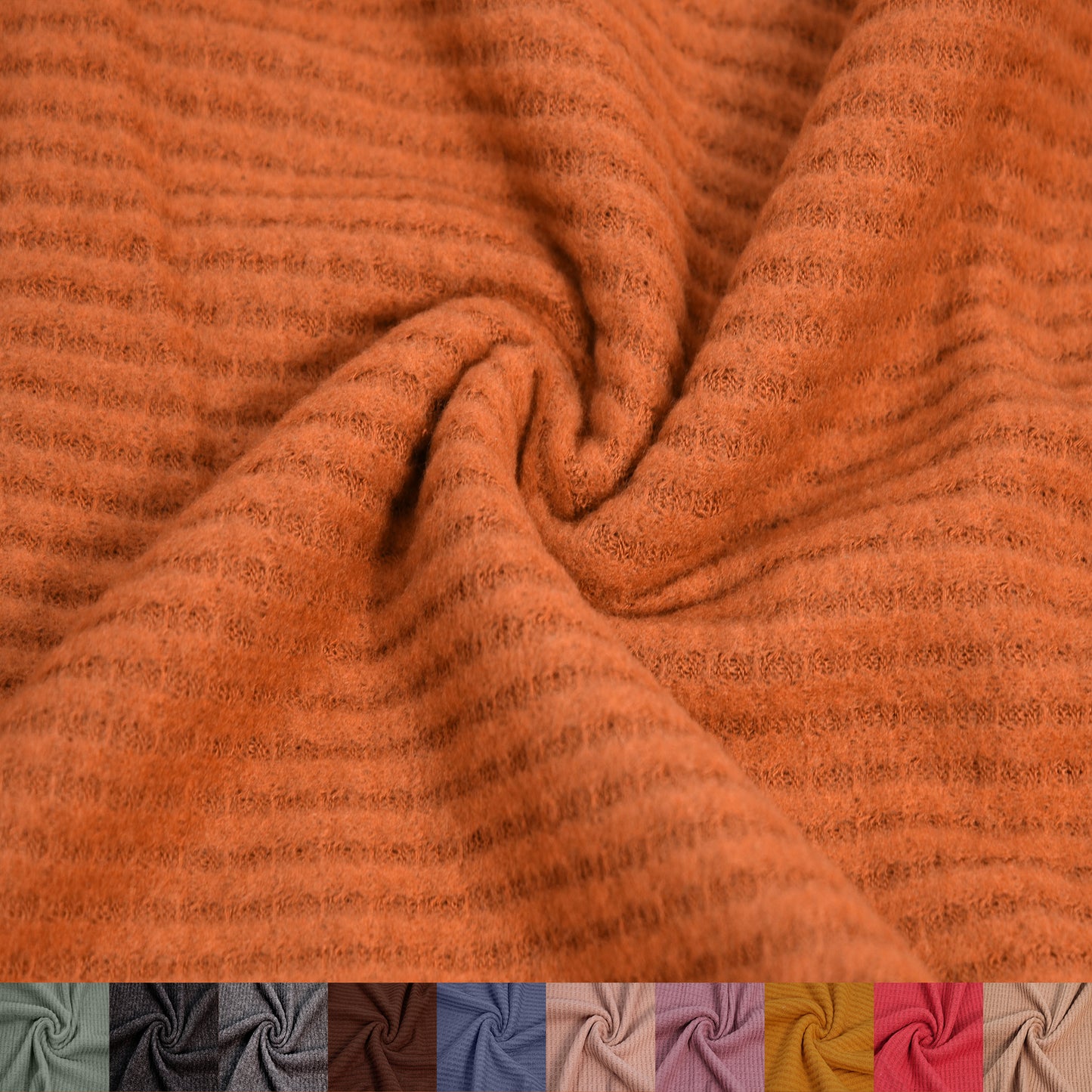 60" Wide-Poly Rayon Spandex-Waffle Brushed Knit Fabric-by the Yard-for Sewing, Apparel, Clothing, Draperies, Headbands, Decorations, School, and DIY Projects (Style #707)