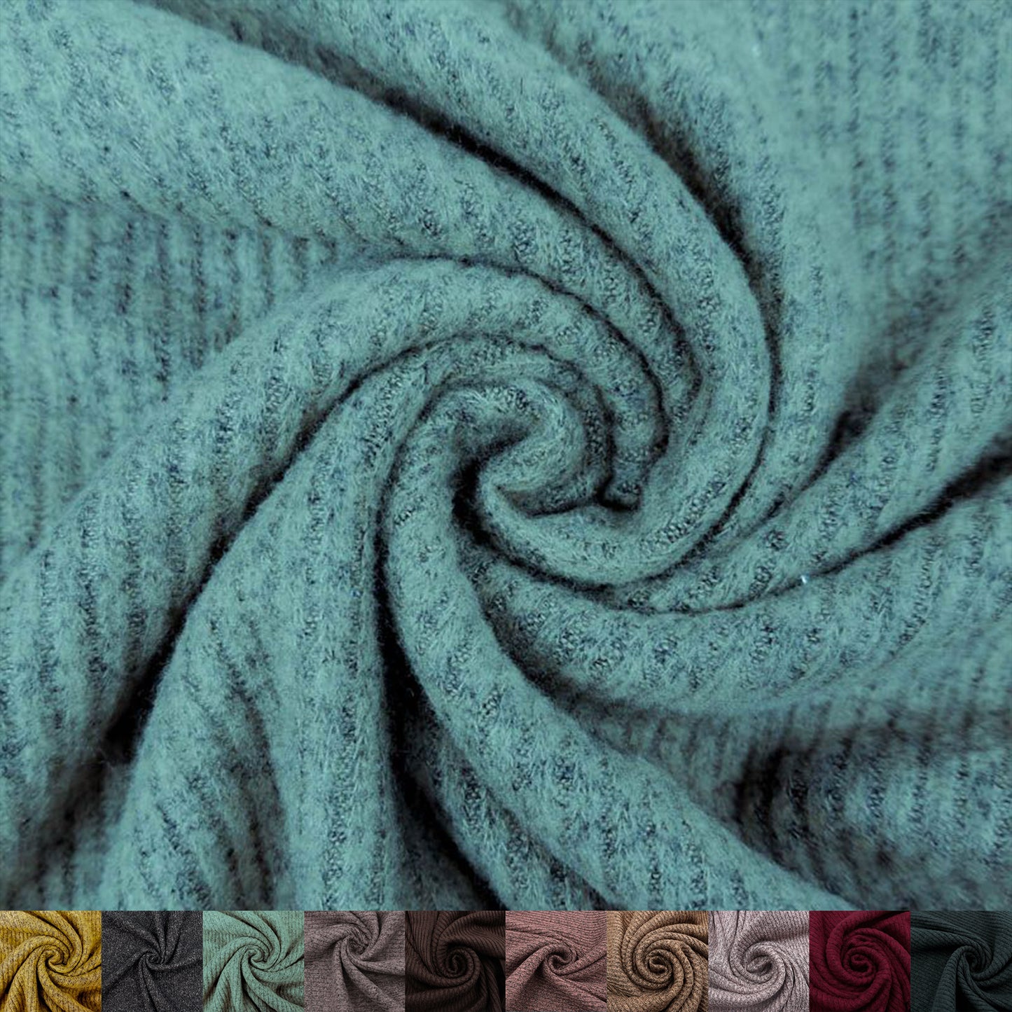 60" Wide-Rayon Polyester Spandex-2x2 Hacci Rib Knit Fabric-by the Yard for Sewing, Apparel, Clothing, Draperies, Headbands, Decorations, School, and DIY Projects - (Style #770)