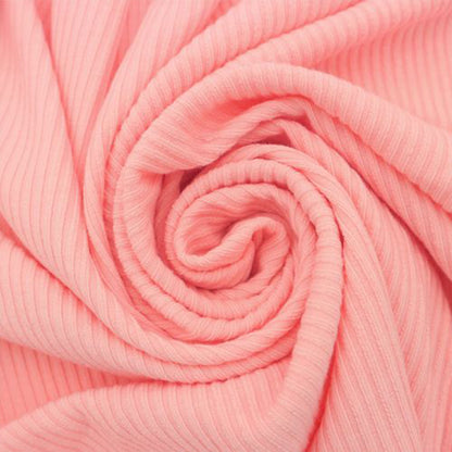 53" Width Polyester Rayon Spandex 4X2 Rib Knit Fabric by the Yard - ( Style #774)