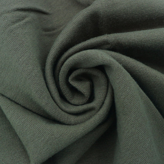 60” Solid Color Cotton Spandex French Terry Fabric - 210 GSM, Stretchy & Soft, Ideal for Apparel & Activewear - (Style #810)