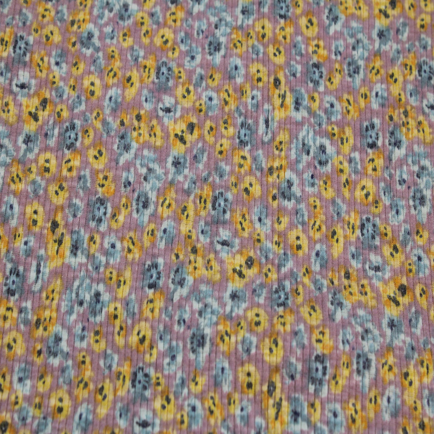 55" Wide-Printed 4x2 Slub Poly Cotton Spandex Fabric by The Yard, Soft Stretchy Material for Dresses, Loungewear, Headbands, Activewear, School, and DIY Project (Style #P-1896-788)