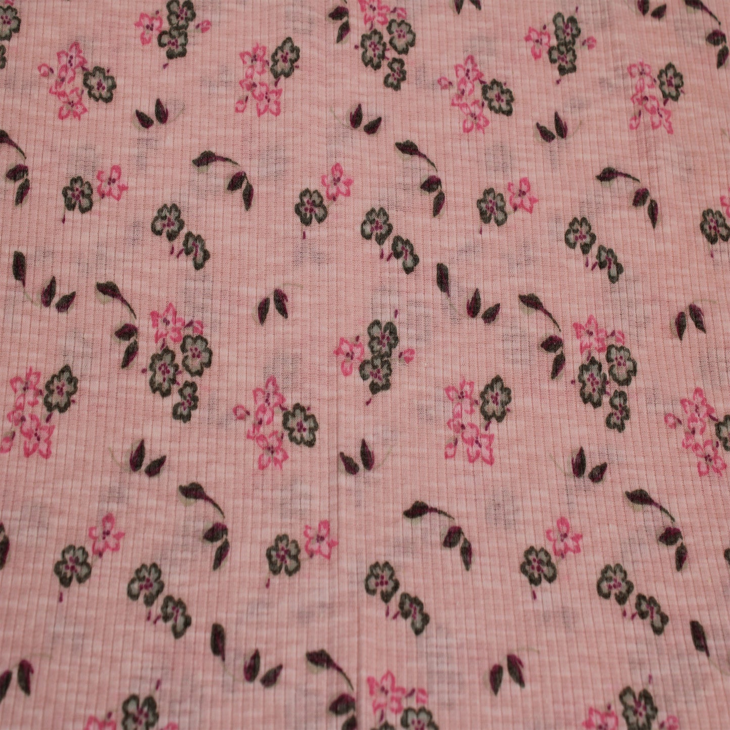 55" Wide-Printed 4x2 Slub Poly Cotton Spandex Fabric by The Yard, Soft Stretchy Material for Dresses, Loungewear, Headbands, Activewear, School, and DIY Project (Style #P-1917-788)