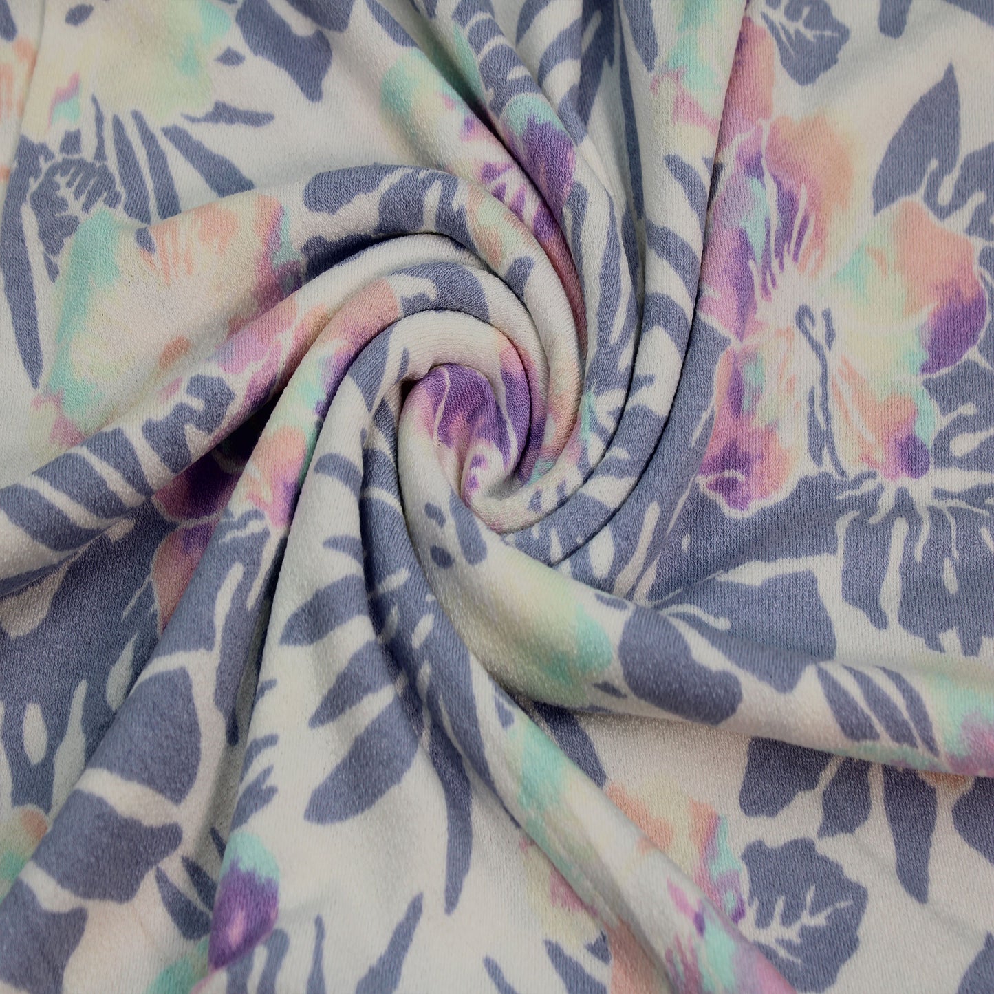 60" Wide Printed Crepe Viscose Spandex-Fabric by The Yard Stretch Apparel, Clothing, Maternity, Scarves, Headbands, DIY Projects, School Crafts, and Home Decor (Style # P-2503-550)