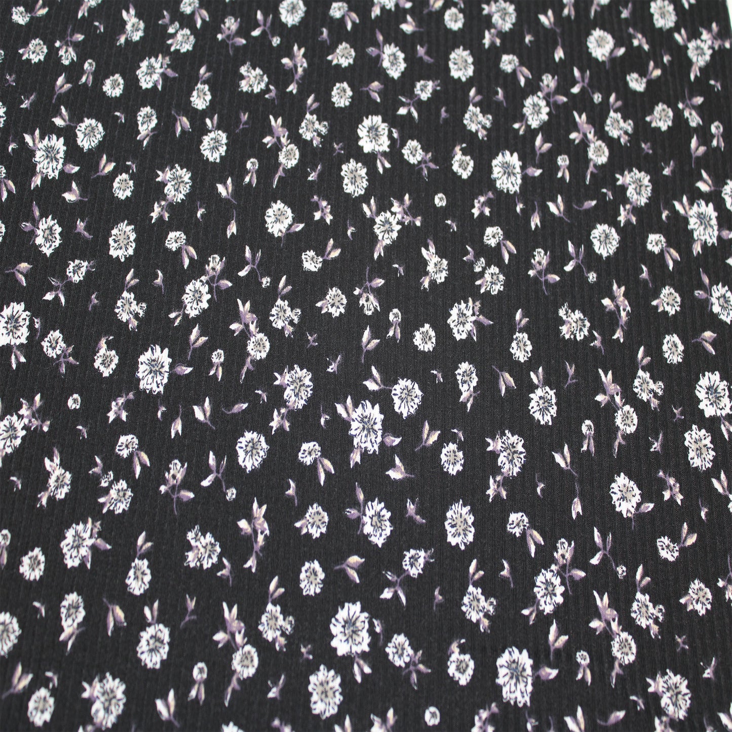 60" Wide Poly Spandex Printed 4x2 Ribbed Knit Stretch Fabric by The Yard for Apparel, Clothing, Headbands, Accessories, Decorations, and DIY Projects (Style #P-2876-761)